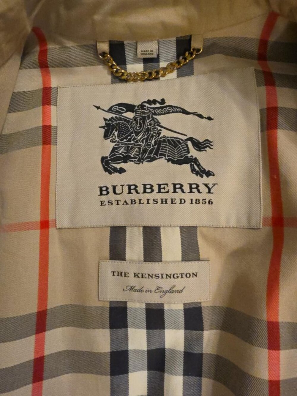 Burberry Kensington Heritage Trench Coat – Made in England – Size Medium - Picture 4 of 7